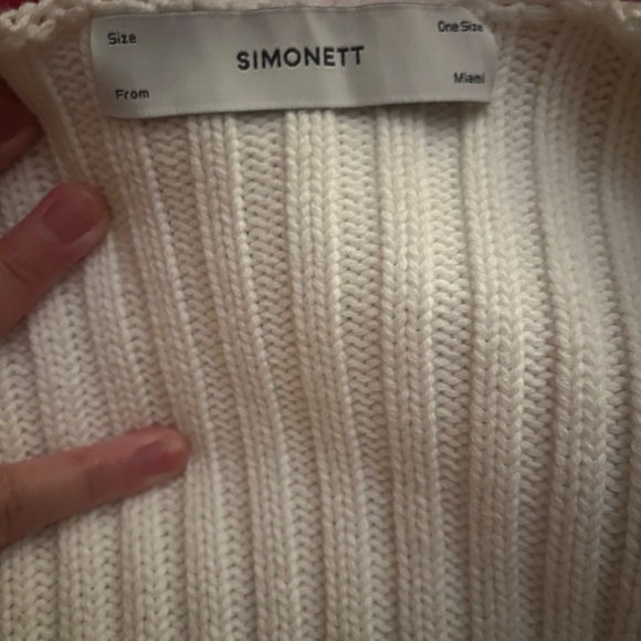 Simonett off white cardigan - Picture 2 of 3